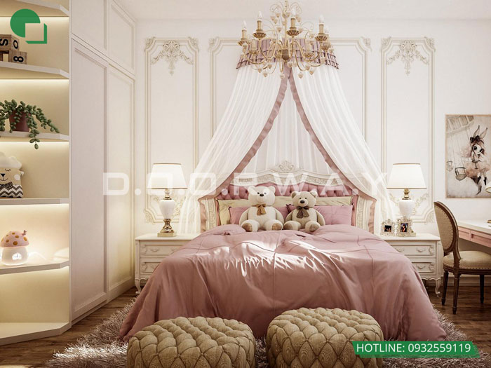 11- Ghim ngay 7 mẫu nội thất phòng ngủ đẹp cho bé gái