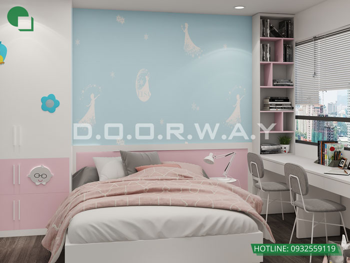 7- Ghim ngay 7 mẫu nội thất phòng ngủ đẹp cho bé gái