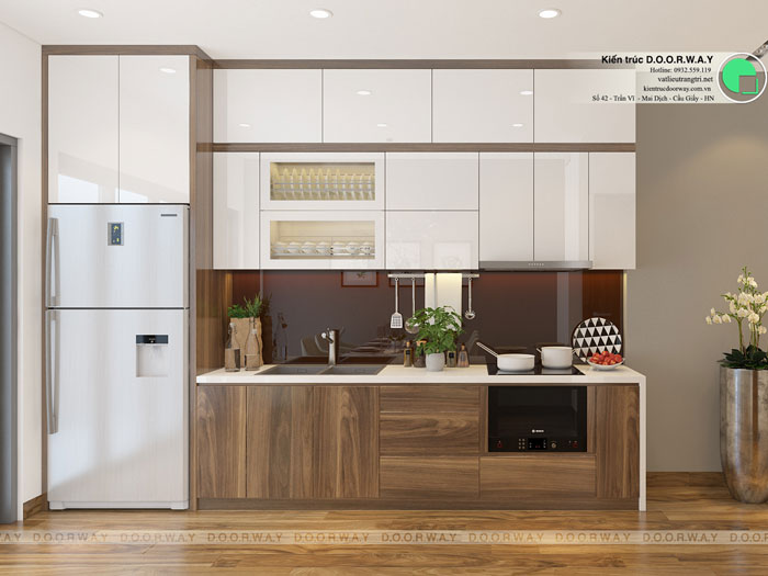 PB1- Mẫu thiết kế nội thất căn hộ 107m2 Hồng Hà Eco City