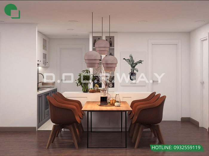 PBA1- Vẻ đẹp của thiết kế nội thất chung cư Sakura Hồng Hà