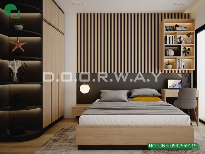 PN1(1) - Gợi ý cách thiết kế nội thất căn hộ 104m2 Hồng Hà Eco City