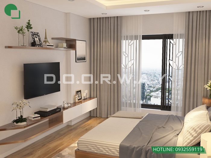 PN1(1)- Những ý tưởng hay cho nội thất căn hộ 65m2 Hồng Hà Eco City