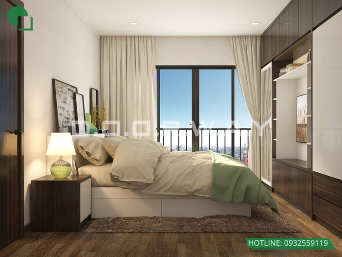 PN1(1)- Xem trọn nội thất căn hộ 83m2 Hồng Hà Eco City | Doorway