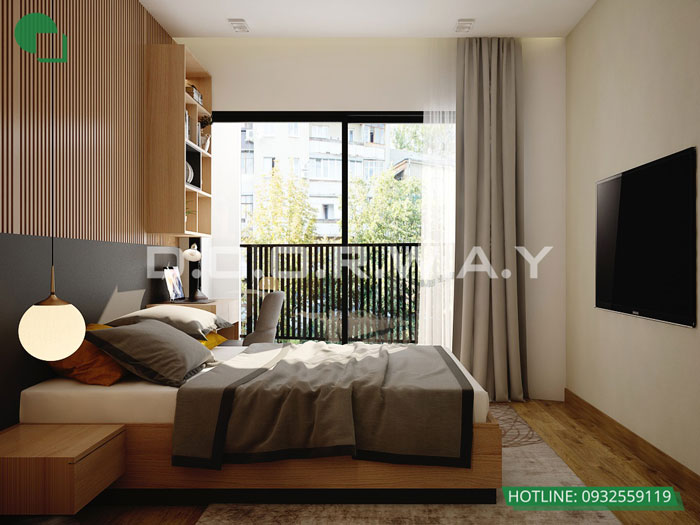 PN1(2) - Gợi ý cách thiết kế nội thất căn hộ 104m2 Hồng Hà Eco City