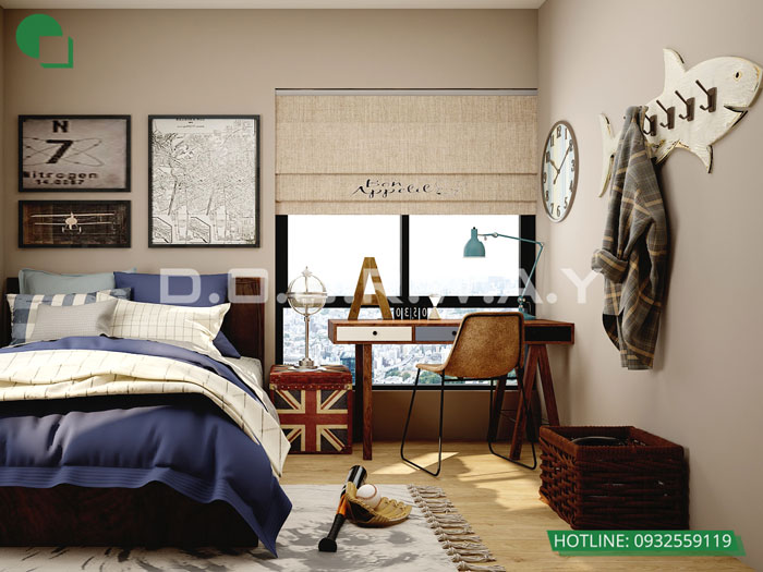 PN2(1) - Khám phá nội thất căn hộ 80m2 Hồng Hà Eco City