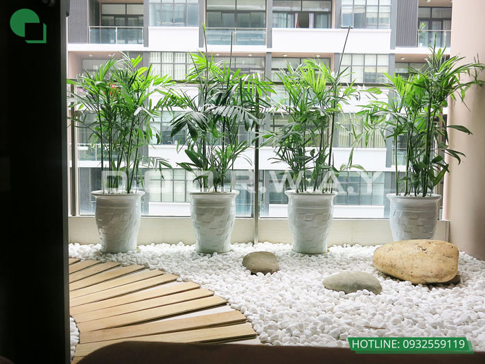 Tieu-canh(2) - Gợi ý cách thiết kế nội thất căn hộ 104m2 Hồng Hà Eco City