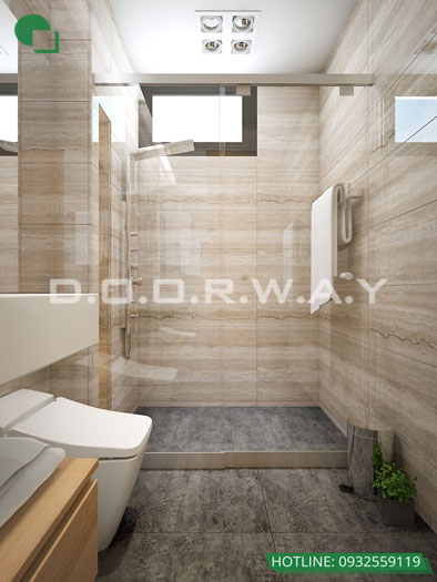 WC(2)- Mẫu thiết kế nội thất căn hộ 107m2 Hồng Hà Eco City