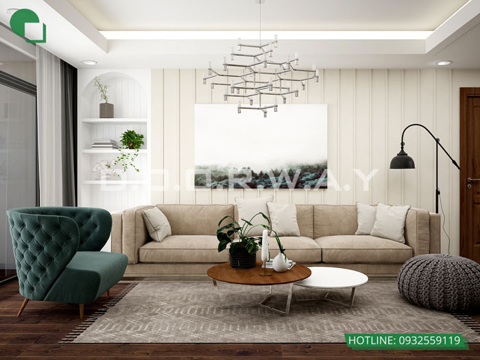 PK1 - Gợi ý nội thất căn hộ 108m2 Manhattan Tower đẹp