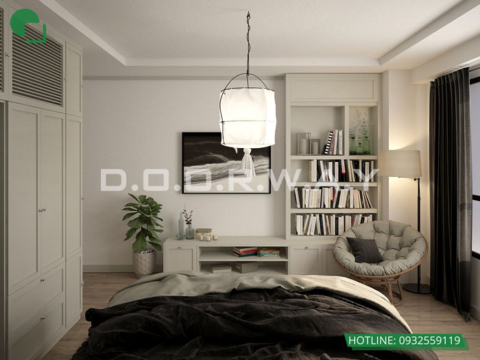 PN1(2) - Gợi ý nội thất căn hộ 108m2 Manhattan Tower đẹp