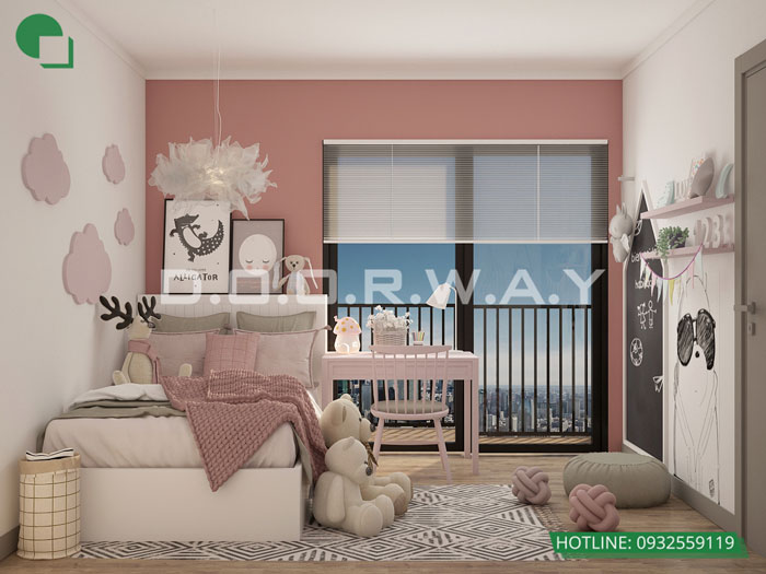 PN2(1) - Gợi ý nội thất căn hộ 108m2 Manhattan Tower đẹp