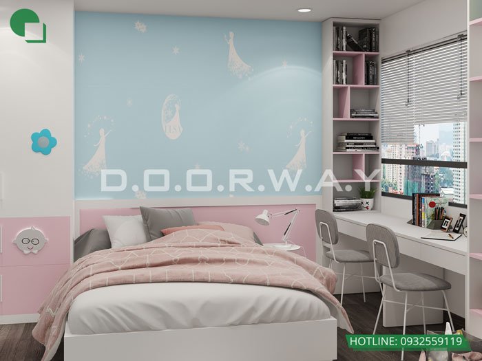 PN2(1)- Làm đẹp nội thất căn hộ 98m2 Hinode City với vật liệu gỗ