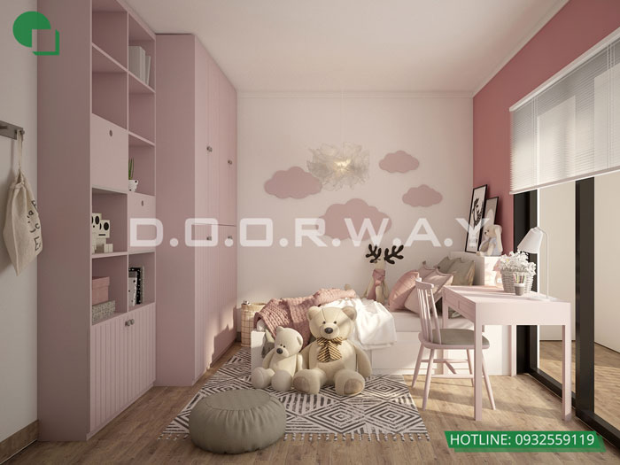 PN2(2) - Gợi ý nội thất căn hộ 108m2 Manhattan Tower đẹp