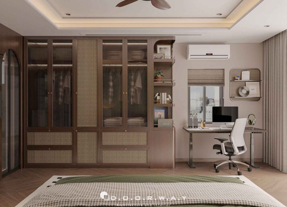 Phòng ngủ phong cách mid-century (1)